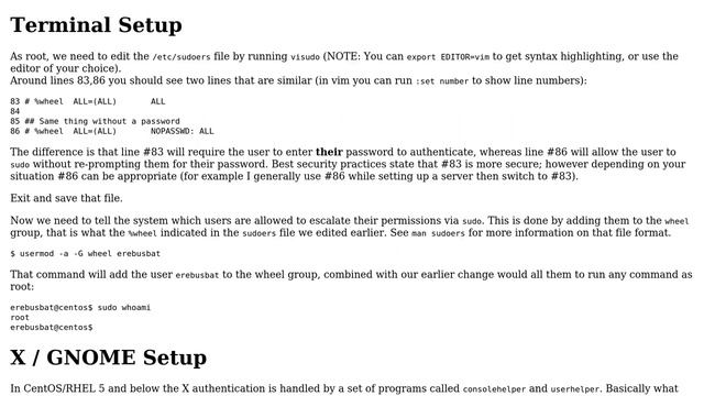 DevOps & SysAdmins: Setup RHEL/CentOS 5 to use SUDO in command line and X смотреть онлайн