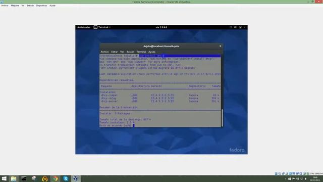 Instalar un servidor DHCP en un sistema operativo Fedora смотреть онлайн