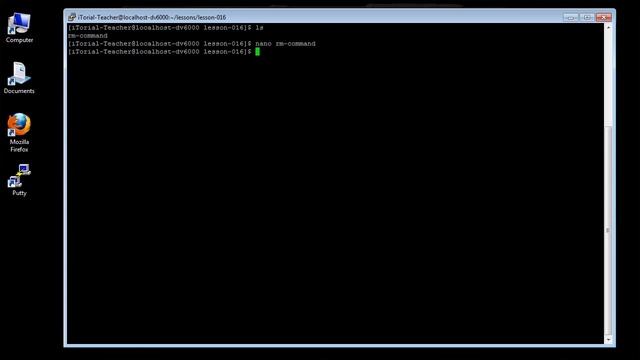 CentOS6 Command rm смотреть онлайн