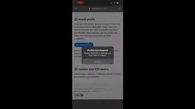 Enabling profile for IOS 14 смотреть онлайн