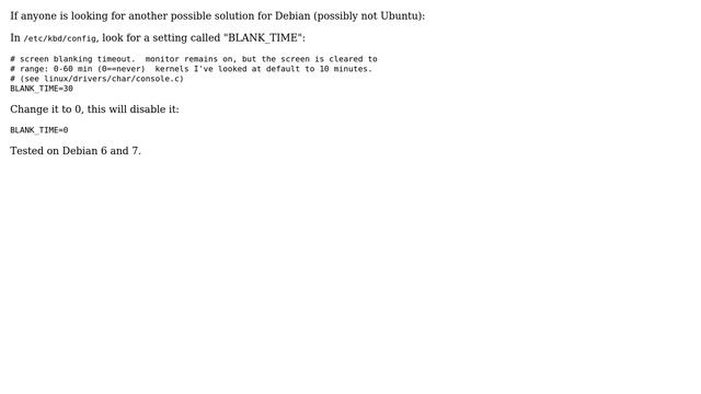 Unix & Linux: Change Linux console screen blanking behavior (7 Solutions!!) смотреть онлайн