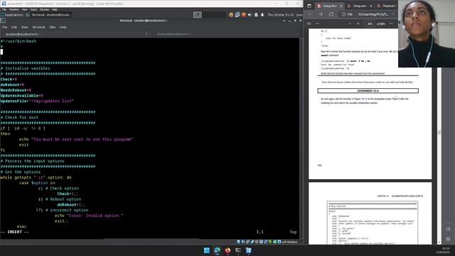 Lab 3.4-B | EXPERIMENT 10-9 | Introducción a las secuencias de comandos de Bash Shell смотреть онлайн