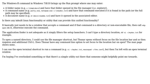 Linux equivalent of Windows-R command (XFCE) (2 Solutions!!) смотреть онлайн