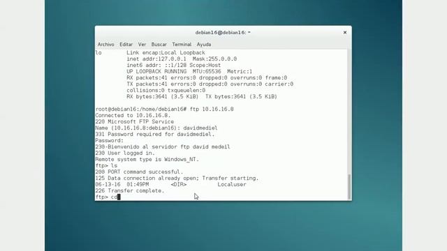 Comprobacion FTP Windows Server 2008 en Debian смотреть онлайн