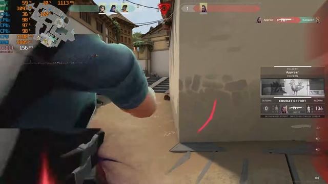 Valorant on Ryzen 3 1200 3.1GHz GTX 970 1080p Low смотреть онлайн