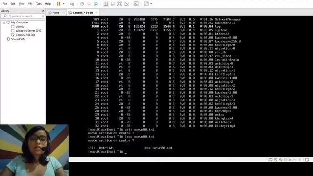 PROCESOS EN LINUX- kill/less/ps смотреть онлайн