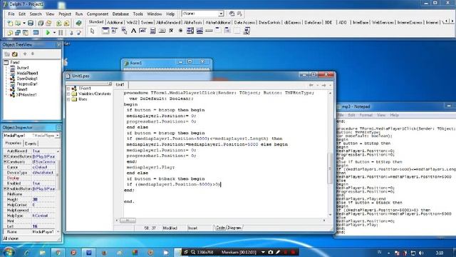 Video Tutorial Cara Membuat MP3 Player Sederhana Dengan Delphi 7 смотреть онлайн