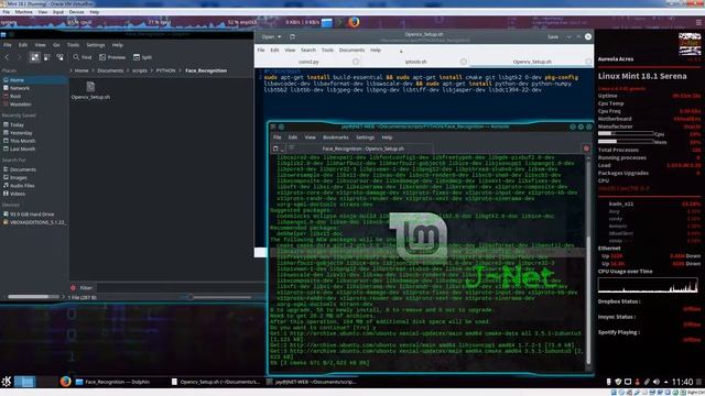 Setting Up OpenCV For Linux Script Example смотреть онлайн