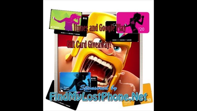 Clash of Clans Itunes and Google Play Giveaway! смотреть онлайн