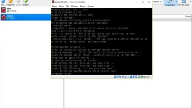 CARA MEMBUAT REMOTE SSH+PUTTY 「DEBIAN」 смотреть онлайн