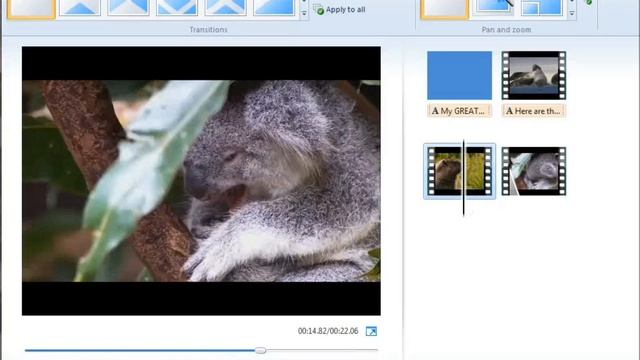 Windows Live Movie Maker: Using Transitions смотреть онлайн