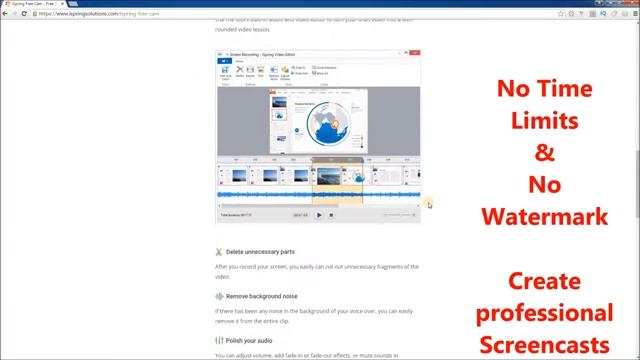 Best Free Screen Recorder with Audio & Movie Maker PC windows 7 8 10 смотреть онлайн