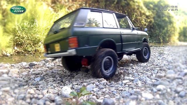 Rc 1/10 Range Rover classic by Land Rover axial scx10 2 смотреть онлайн