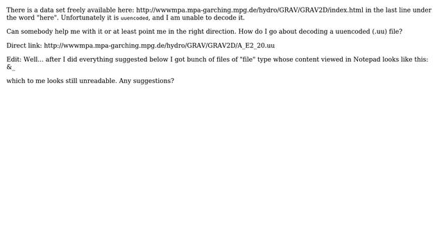 Decoding a uuencoded file смотреть онлайн