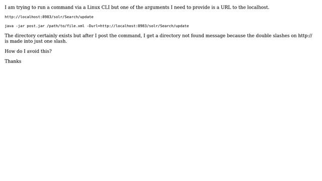 Add double forward slash to Linux CLI (RedHat) смотреть онлайн