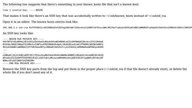 Unix & Linux: Why ssh-keygen -f "~/.ssh/known_hosts" -R "hostname or ip" doesn't work? смотреть онлайн