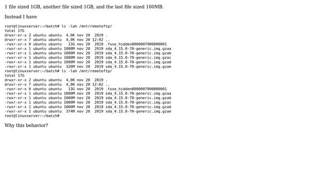 How to compress and split a backup on a remote ftp server avoiding empty space and using dd? смотреть онлайн