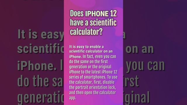 How do I get scientific mode on my iPhone calculator? смотреть онлайн