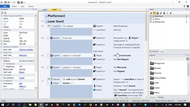 Construct 2 best light and particle effects tutorial смотреть онлайн