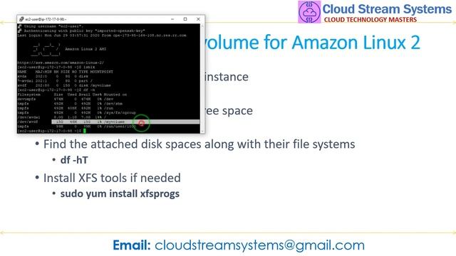 Extend existing volume of Amazon Linux 2 AMI смотреть онлайн