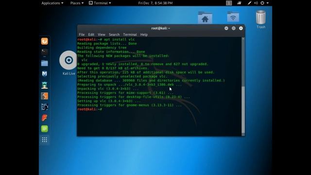 how to install vlc player in kali linux смотреть онлайн