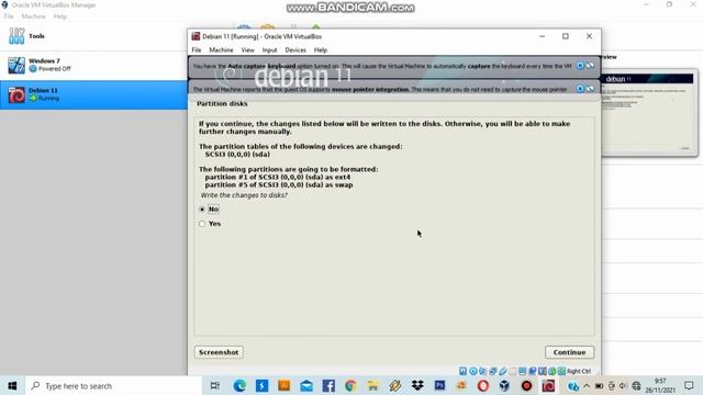 Tutorial to instal debian 11 in Virtual Box смотреть онлайн
