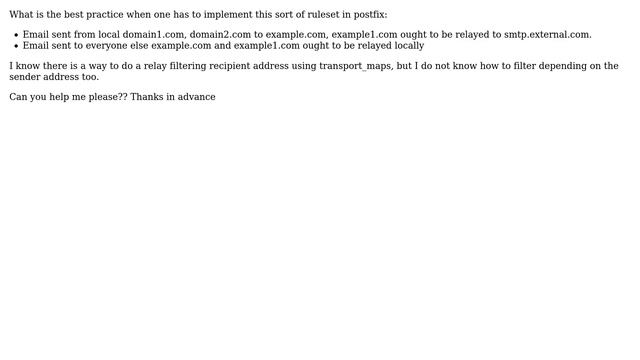 DevOps & SysAdmins: Postfix Relay Based on Sender Recepient смотреть онлайн