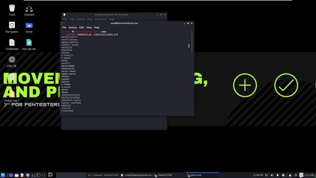 Username Generation for Password Spraying ATTACKS! смотреть онлайн