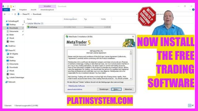 ★ PLATIN SYSTEM ★ ALGORITHMIC TRADING ★ LEARN TO TRADE ★ TRADER TRAINING FOR 2023 ★ INSTALLATION ✔