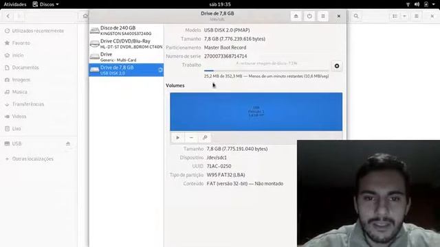 Pendrive bootavel no Linux смотреть онлайн