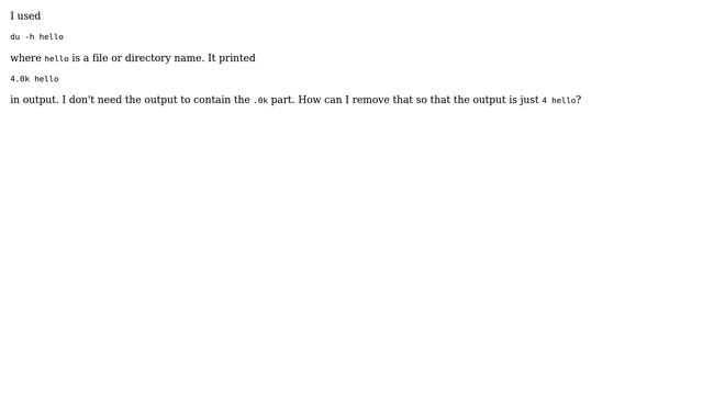 Unix & Linux: Disk usage command problem смотреть онлайн