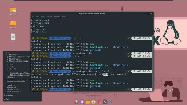 CHMOD | Fermanên Dawînokê (Terminal) | Perwerdeya Linux Bi Kurdî смотреть онлайн