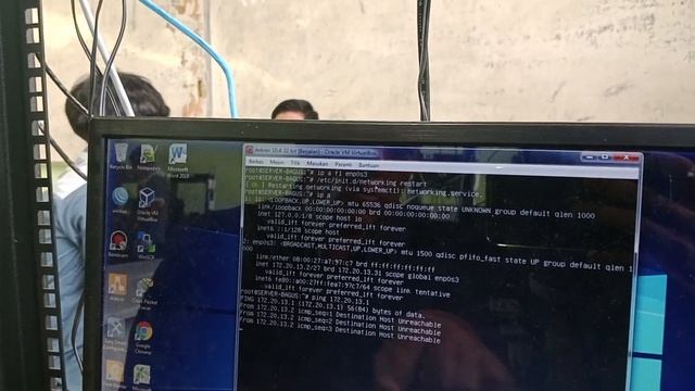 TSHOOT SYSADMIN SERVER LINUX DEBIAN 10 TIDAK BISA TERKONEKSI KE INTERNET DAN GATEWAY VLAN смотреть онлайн