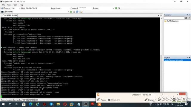 servidor samba en Centos 7 смотреть онлайн