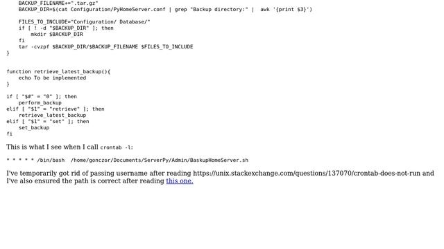 Unix & Linux: Crontab task not trigerred смотреть онлайн