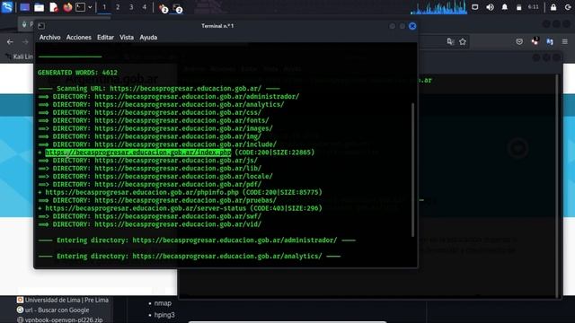 Descubriendo archivos y carpetas ocultas en un sitio web con Dirb смотреть онлайн