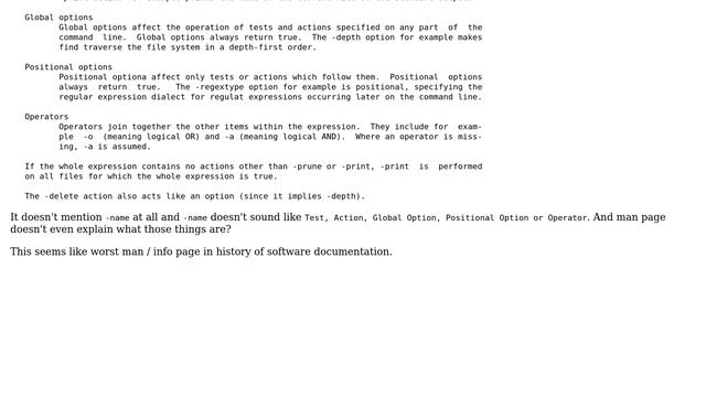 Ubuntu: How to interpret find's info page? смотреть онлайн
