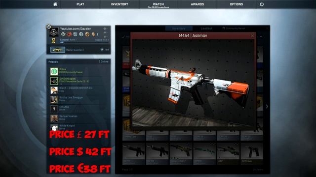 CS:GO Top M4A4 skins (My opinion) смотреть онлайн