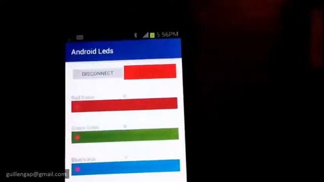 Three LED´s Lightness Control With Arduino And Android Studio смотреть онлайн