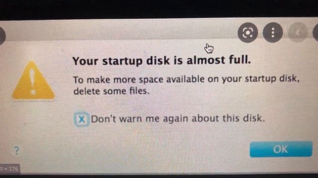 Your Startup Disk Is Almost Full Fix смотреть онлайн