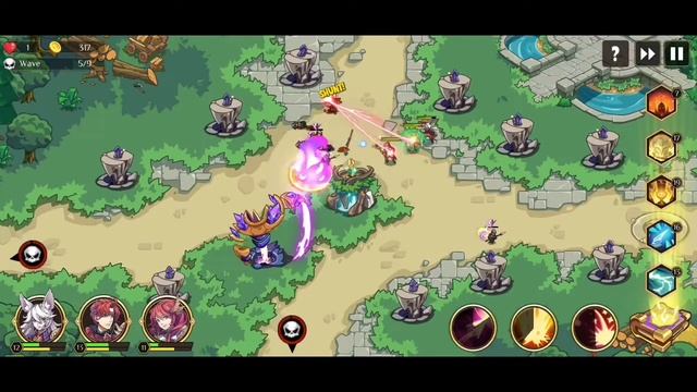 Kingdom war: TD offline games Level 7 Hell difficulty The traitor IOS/Android gameplay смотреть онлайн