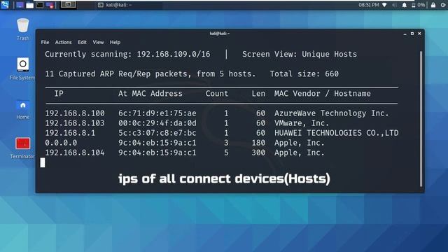 Netdiscover [ Find hosts(devices) on same network ] смотреть онлайн