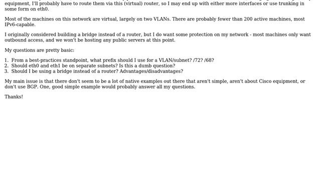 Ubuntu: Questions about building a native IPv6 router/firewall смотреть онлайн