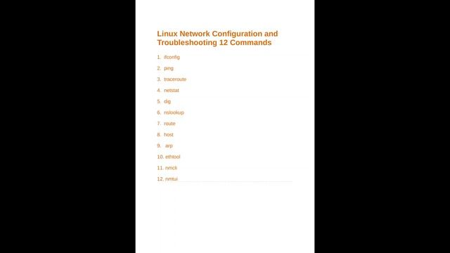 Linux Network Configuration and Troubleshooting 12 Commands смотреть онлайн