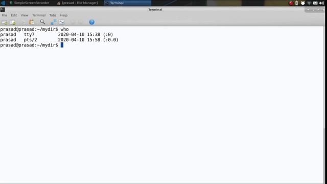 who command in linux - find the logged users in the system смотреть онлайн