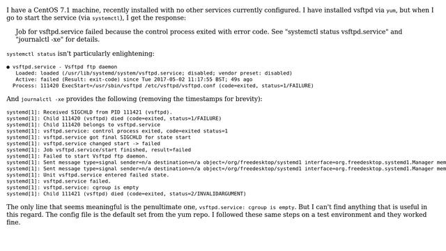 "vsftpd.service: cgroup is empty" service fails to start (2 Solutions!!) смотреть онлайн