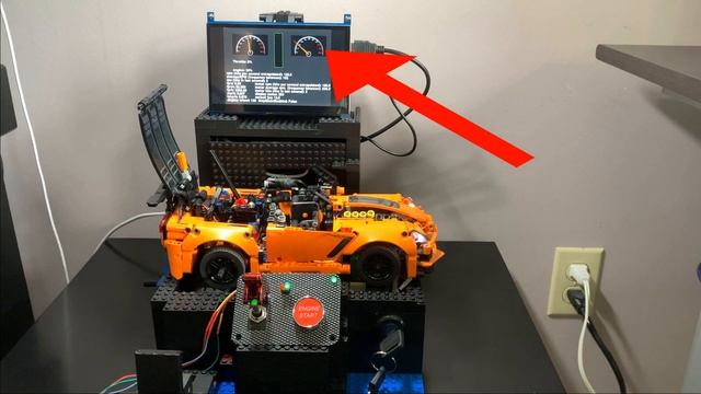 Electric Lego Corvette w/ a Raspberry Pi and a Lego 4 speed Transmission! смотреть онлайн