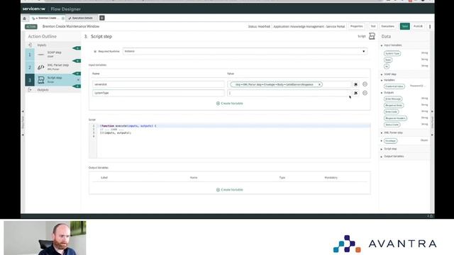 Integrating ServiceNow actions with Avantra's SOAP API смотреть онлайн
