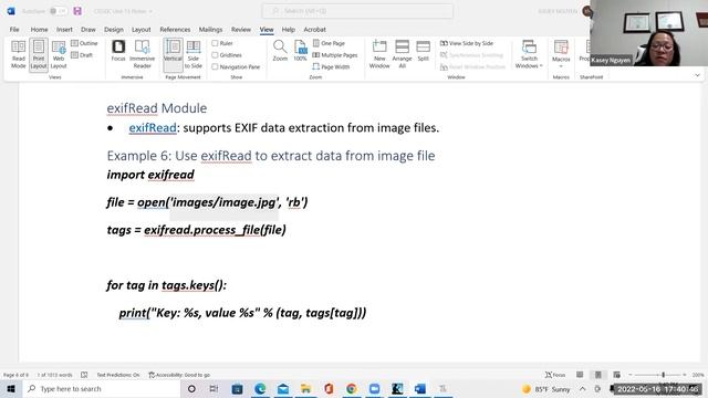 CIS30C Unit 13 Lecture: Geolocation, PDF File Metadata and Image Information Using Python смотреть онлайн