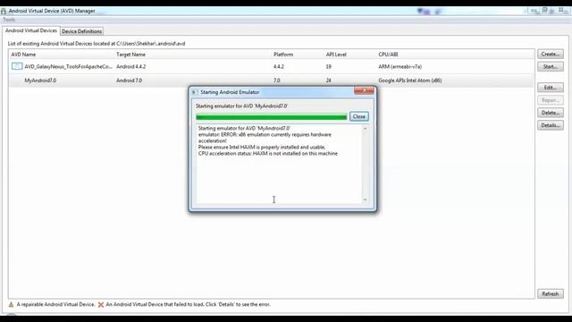 How to create and configure Android Virtual Device (AVD) Emulator for Xamarin Android смотреть онлайн